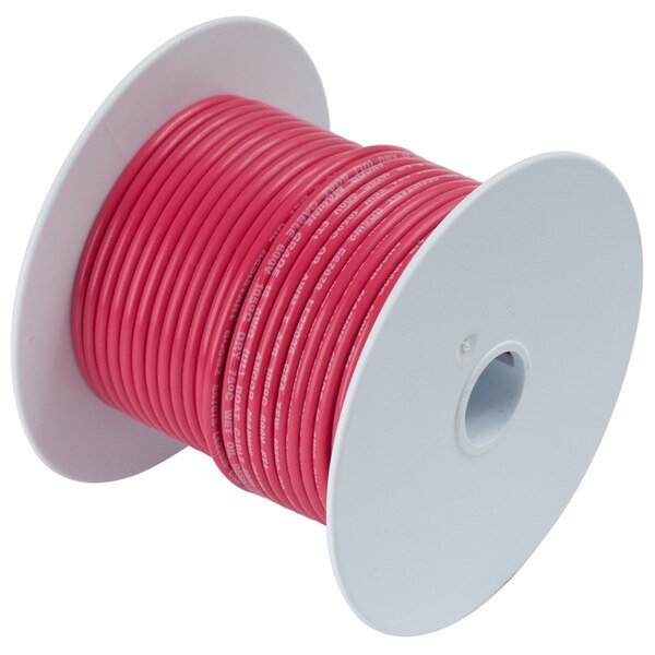 Red 16 AWG Tinned Copper Wire - 25', Ancor, Mfr#: 182803